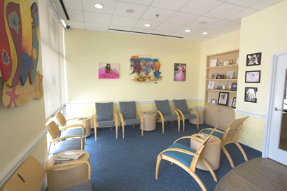 Waiting area at Lantzy Children's Dentistry